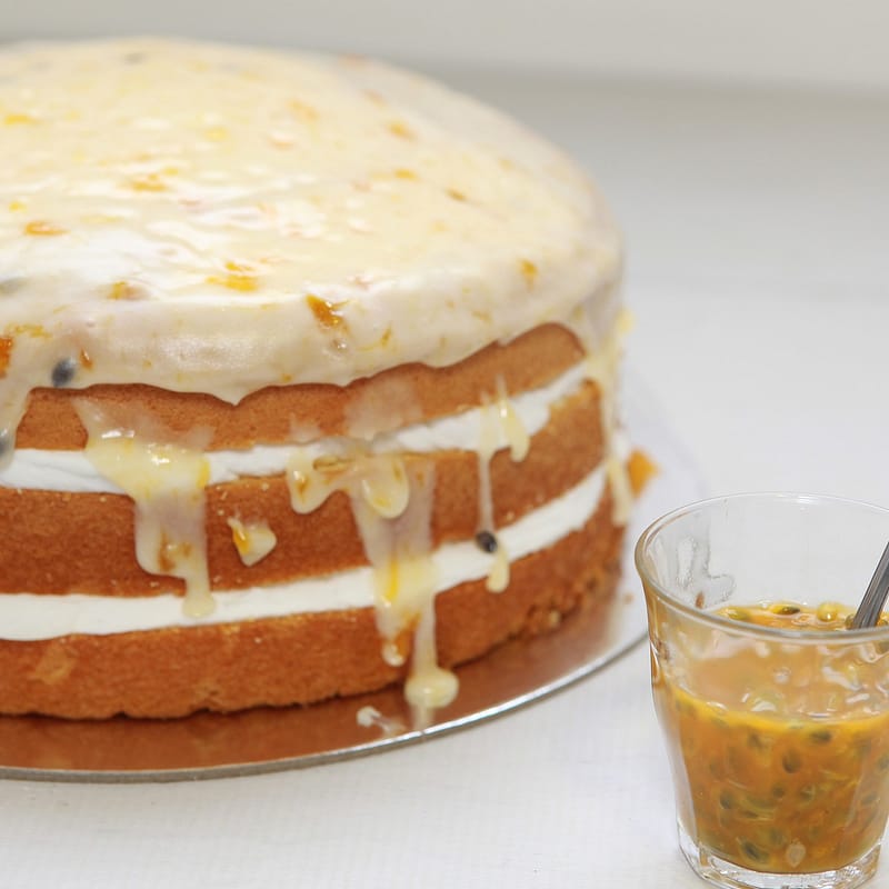 bolo de maracujá sem leite