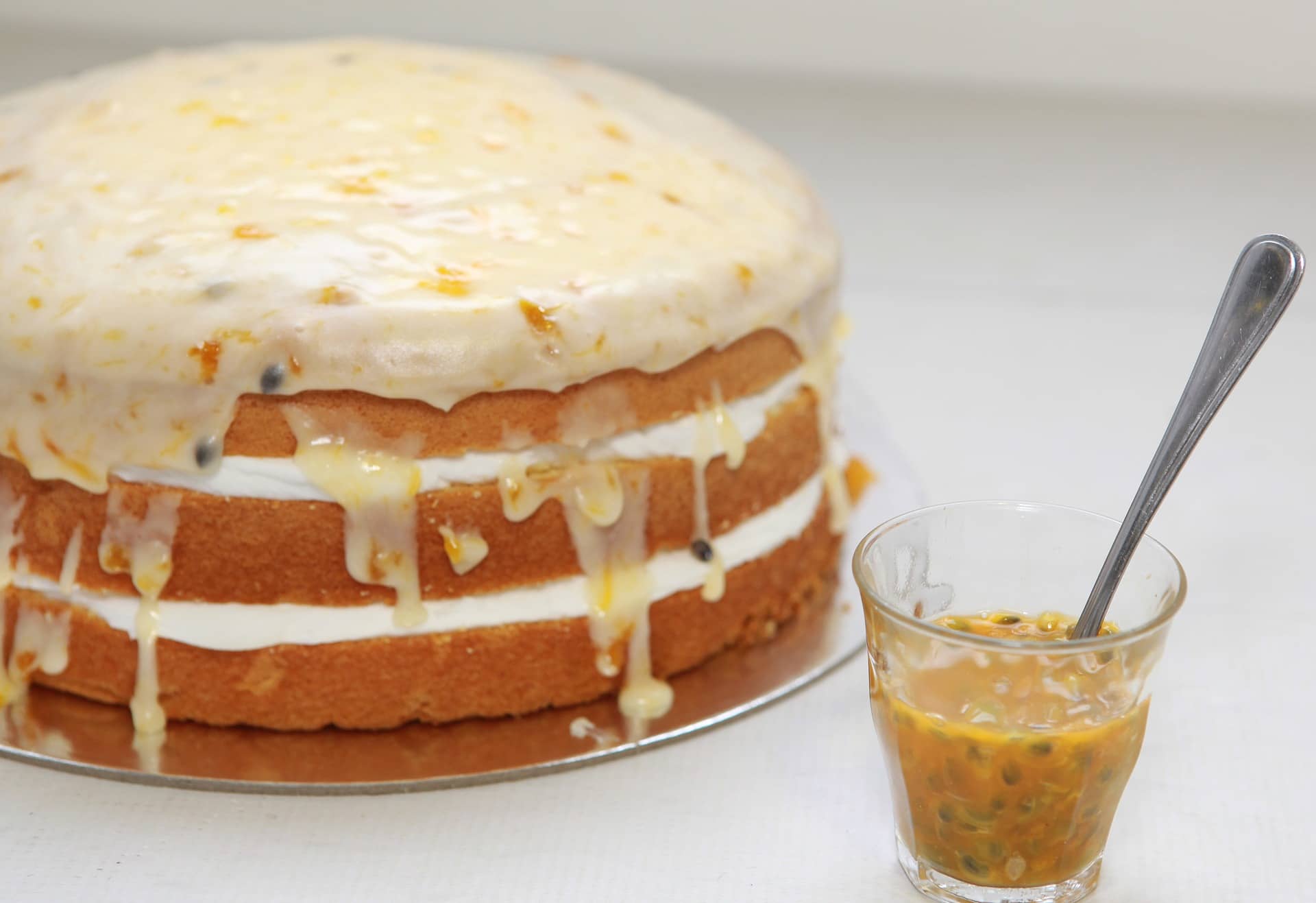 Bolo de Maracujá Sem Leite